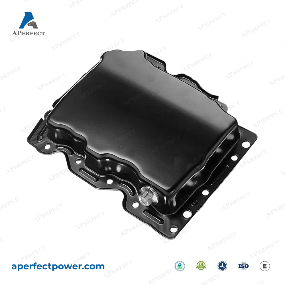 Aperfect oil pan 12654316 Chevy Cadillac Buick side view