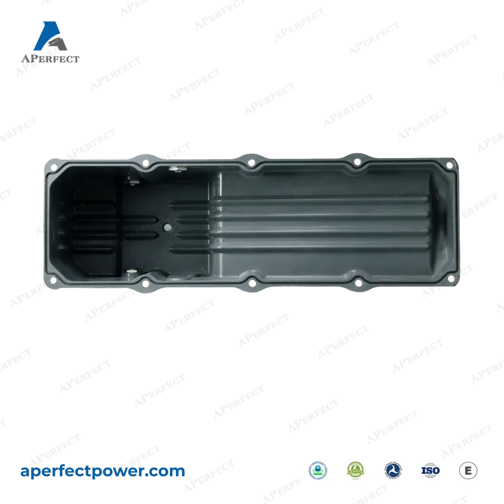 Aperfect oil pan 23521170 Detroit Series 60 Western Star side view
