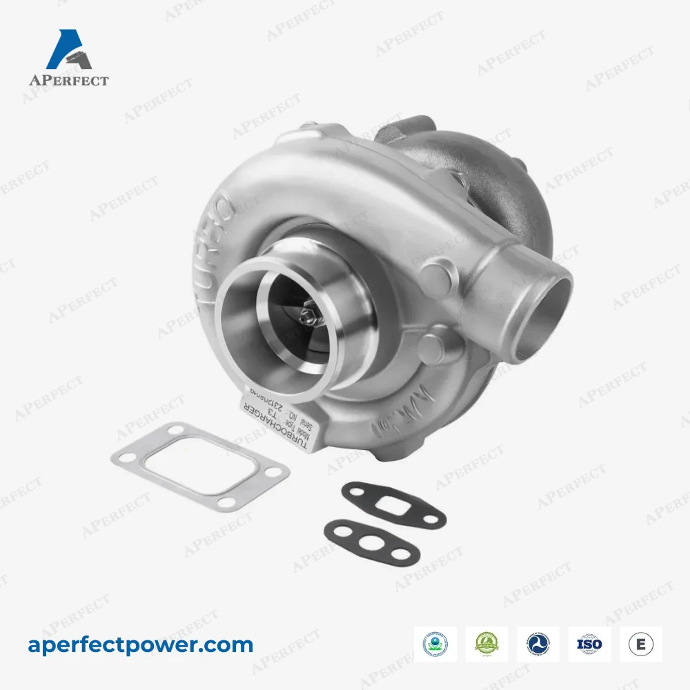 Aperfect T3T4W HX40W Super Drag Turbo 16cm² with T4 to T3 Adapter turbine side