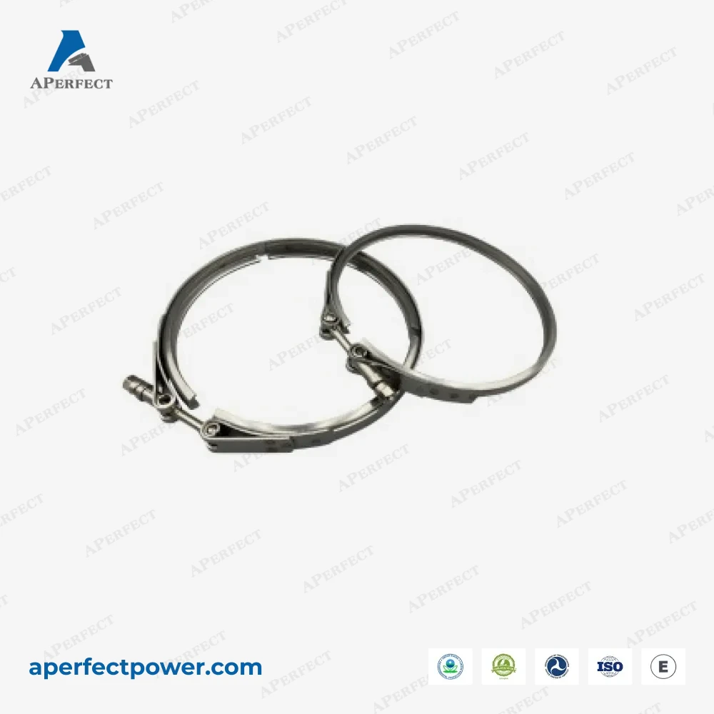 Aperfect T-Clamp 3769054 for HE451VE HE400VG HE400VE Stainless Steel Turbocharger V-Band Clamp Kit